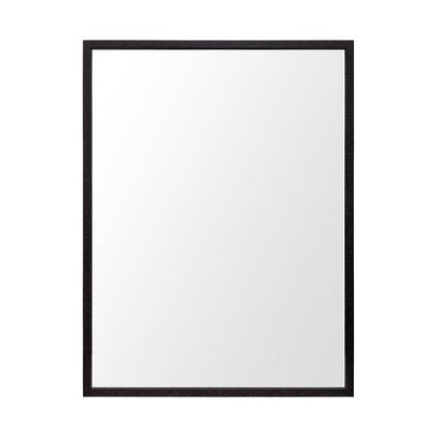 Rectangle Espresso Accent Mirror with Lakeside Design