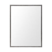 Rectangle Grey Accent Mirror with Driftwood Quality Frame