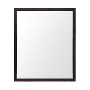 Rectangle Espresso Accent Mirror with Lakeside Design