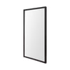 Rectangle Espresso Accent Mirror with Lakeside Design