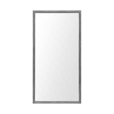 Rectangle Grey Accent Mirror with Driftwood Quality Frame