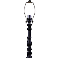 Black Classic Urn Shape Table Lamp Base