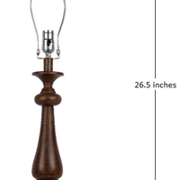 Brown Table Lamp Base Only