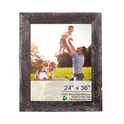 20"x26" Rustic Smoky Black Picture Frame with Plexiglass Holder