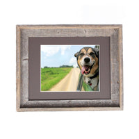 20"x23" Natural Weathered Grey Picture Frame with Plexiglass Holder