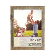 19"x23" Natural Weathered Grey Picture Frame