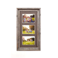 14"x23" Natural Weathered Grey Picture Frame