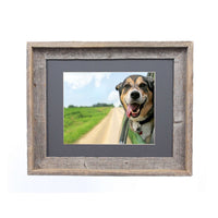 14"x18" Rustic Cinder Picture Frame with Plexiglass Holder