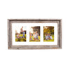 13"x23" Rustic White Picture Frame with Plexiglass Holder