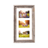 13"x23" Rustic White Picture Frame with Plexiglass Holder