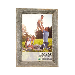 12"x17" Natural Weathered Grey Picture Frame with Plexiglass Holder