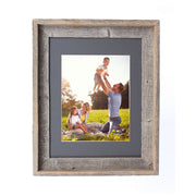 19"x24" Rustic Cinder Picture Frame with Plexiglass Holder