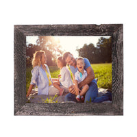 15"x15" Rustic Smoky Black Picture Frame