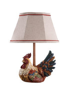 Primary Colors Rooster Accent Lamp