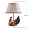 Primary Colors Rooster Accent Lamp