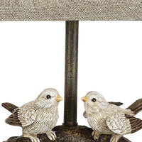Two Cheery Birds on a Branch Accent Lamp