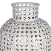 Small Metal Cane Webb Vase Decor