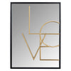 Love Layered Modern Wall Mirror