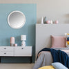 Jane White Wash Wood Wall Mirror