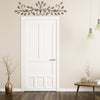 Multi Color Flowing Leaves Over the Door Wall Decor