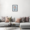 Butterflies and Floral Lady Framed Wall Art