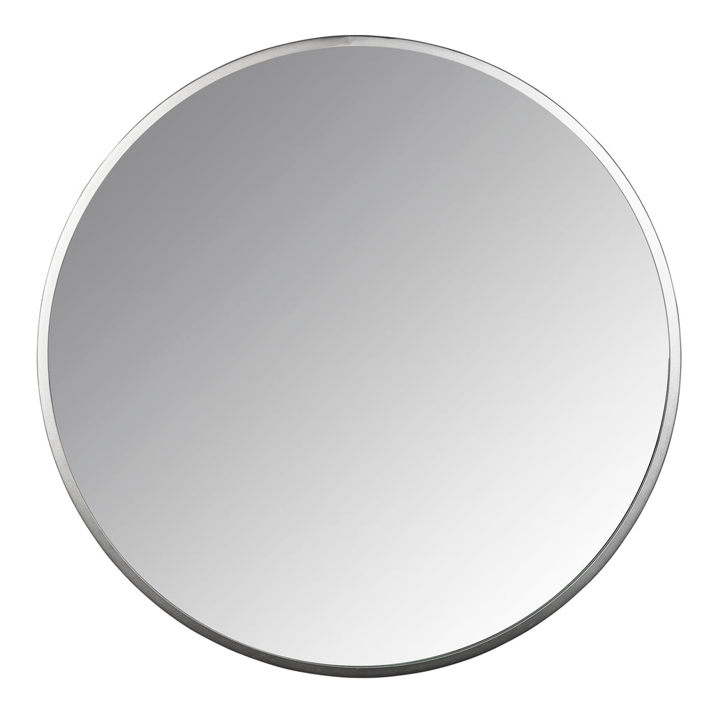 Lily Silver Round Wall Mirror