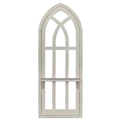 White Window Arch Wall Shelf