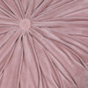 Light Pink Round Tufted Velvet Pillow