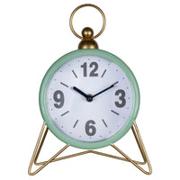 Green Golden Triangle Desk Clock