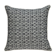 Black and White Vintage Design Throw Pillow