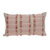 Boho Beige and Pink Throw Pillow