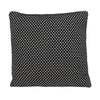 Super Black and White Check Throw Pillow