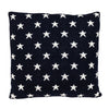 Navy Blue Patriotic Throw Pillow