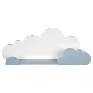 Blue and White Cloud Wall Shelf