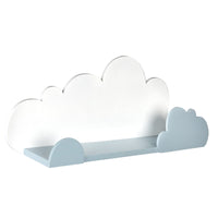 Blue and White Cloud Wall Shelf