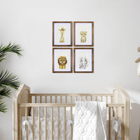 Jungle Animals Wall Art Set