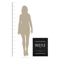 Black and White Hustle Modern Wall Art