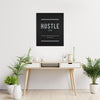 Black and White Hustle Modern Wall Art