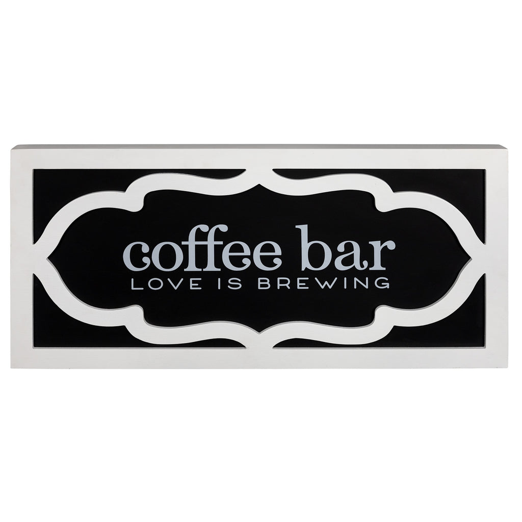 Coffee Bar Love Wooden Wall Décor