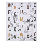 Jungle Animal Alphabet Wall Art
