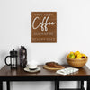 May Your Coffee Kick Wooden Wall Art