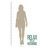 Relax and Recharge Metallic Wall Sign