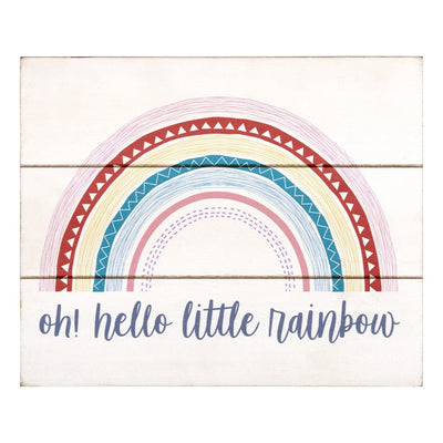 Hello Little Rainbow Wall Art