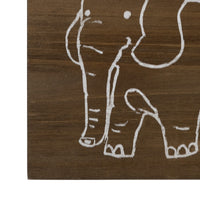 Dream Big Wooden Elephant Wall Art