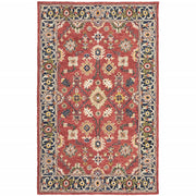 8'x10' Red and Blue Bohemian Rug