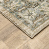 7'x9' Beige and Ivory Medallion Area Rug