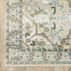 8'x10' Beige and Ivory Medallion Area Rug