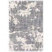 5'x8' Grey and Ivory Grey Matter Indoor Area Rug