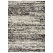 3'x5' Distressed Ash and Charcoal Abstract Indoor Area Rug