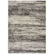5'x8' Distressed Ash and Charcoal Abstract Indoor Area Rug